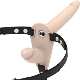 Fetish Submissive Harness - Dupla penetrcis vibrtor