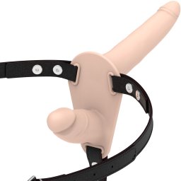FETISH SUBMISSIVE HARNESS - dupla behatols harnesz