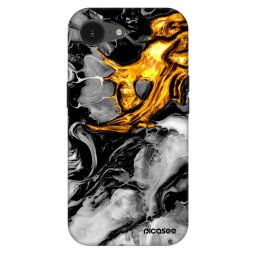 Fashion Case MagSafe Apple iPhone 17e - Black Gold 2