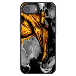 Fekete szilikon tok az alábbi mobiltelefonokra Apple iPhone 17e - Black Gold