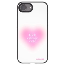 Fekete szilikon tok az alábbi mobiltelefonokra Apple iPhone 17e - Rich Energy