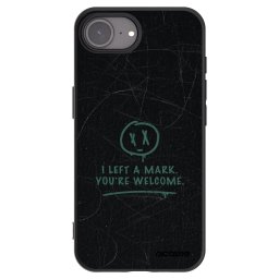 Fekete szilikon tok az alábbi mobiltelefonokra Apple iPhone 17e - LEFT A MARK