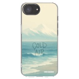 Átlátszó szilikon tok az alábbi mobiltelefonokra Apple iPhone 17e - COLD AIR