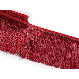 Sűrű metál rojt 15 cm széles