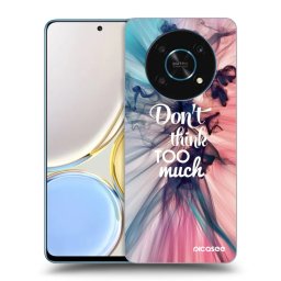 Fekete szilikon tok az alábbi mobiltelefonokra Honor Magic4 Lite 5G - Don't think TOO much