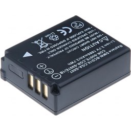 Akkumulátor T6 Power a Panasonic DMW-BCD10, CGA-S007, CGR-S007E, CGR-S007E/1B, 850mAh, 3,1Wh akkumulátorokhoz