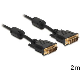 Delock csatlakozókábel DVI-D 24 1 hím > hím 2 m