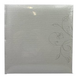 Esküvői bedugós fényképalbum - szélén finom virág motívummal - 100 db 10x15 cm