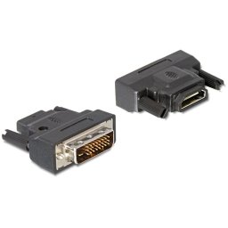 Delock adapter DVI 24 1 hím > HDMI csatlakozó LED-del