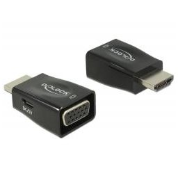 Delock adapter HDMI-A hím > VGA csatlakozó