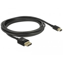Delock kábel Mini DisplayPort-ból DisplayPort 8K 60 Hz-re 2 m DP 8K tanúsítvánnyal