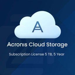 Acronis Cloud Storage Subscription License 5 TB 5 Year