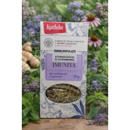 Apotheke-Immunpajzs teakeverék echinaceával és gyömbérrel - 70 g