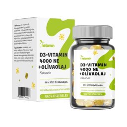 Netamin D3-vitamin 4000NE lágyzselatin kapszula 100x