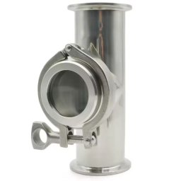 2"-os Tri-clamp Nézőüveges T Elem (6239)