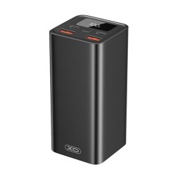 XO PB97 vésztöltő 2 USB+2 Type-C aljzat (20000mAh, 65W, PD gyorstöltő, LED kijelző) FEKETE