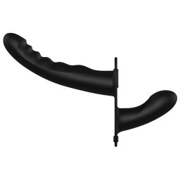 Ouch! - Dual Vibrating Belt Dildo Felcsatolható vibrátor