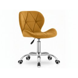 Mustársárga AVOLA VELVET irodai szék