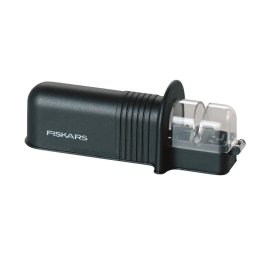 FISKARS Késélező, FISKARS, "Essential Roll-Sharp", fekete