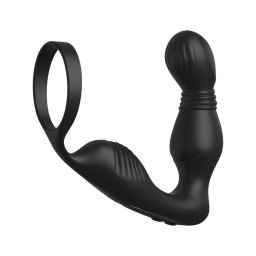 Pipedream Anal Fantasy Elite - prosztata vibrátor péniszgyűrűvel (fekete)