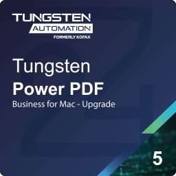 Tungsten Power PDF 5 Business for Mac - Upgrade Frissítés 5 - 24 User