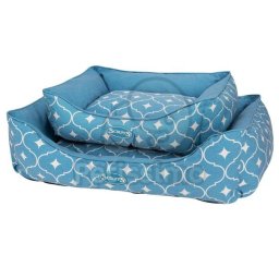 Scruffs Casablanca Box Bed - kék XL - 90 x 70 cm