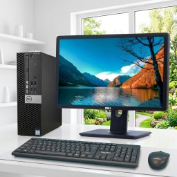 Otthoni és irodai szett Dell Optiplex SFF 5040 i3-6100U/16GB/256SSD/DVDrw PC + 22" Monitor + billentyűzet + egér