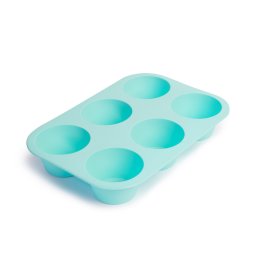Szilikon muffinsütő-forma - 6 adagos