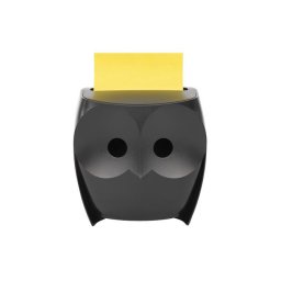 3M POSTIT Jegyzettömb adagoló, "Z", 3M POSTIT "Bagoly", fekete