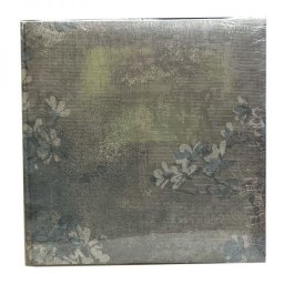 Fotósarkos fényképalbum - 29x29 cm 100 oldalas - kékes virágos
