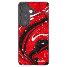 Fekete szilikon tok az alábbi mobiltelefonokra Samsung Galaxy S26 - Red black