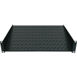 Intellinet 19"-os Rack polc, fix polc, 1U, 150mm mélység, frontális rögzítés, max. terhelés 25kg, Fekete