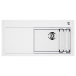 528104 - BLANCO ETAGON XL 6S-F fehér tartozékkal, lefolyó távműködtetővel 988X498 SZINTBE ÉPÍTÉS