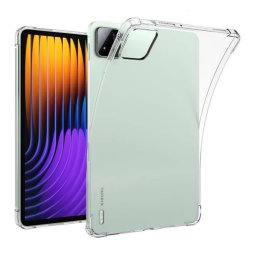Szilikon telefonvédő (ütésállóság, légpárnás sarok) ÁTLÁTSZÓ Xiaomi Pad 7 Pro, Pad 7