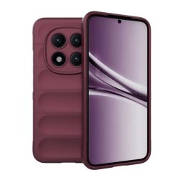 Szilikon telefonvédő (ütésállóság, kameravédő, 3D) BORDÓ Xiaomi Redmi Note 15 Pro Plus 5G
