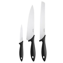 FISKARS Késkészlet, kezdő, 3 darabos, FISKARS "Essential"