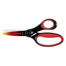 FISKARS Olló, iskolai, 15 cm, FISKARS, ombré piros