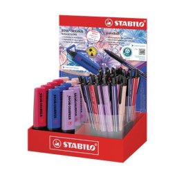 STABILO Szövegkiemelő és golyóstoll display, STABILO "NatureCOLORS Wildflower", vegyes