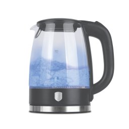 Berlinger Haus Vízforraló elektromos 1,7L 2200W műanyag+üveg Anthracite Collection BH/9815