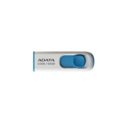 Pendrive 64GB USB fehér C008 A-Data (AC008-64G-RWE)