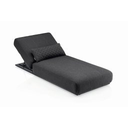 KETTLER EGO alumínium napozóágy - antracit / antracit / Sunbrella