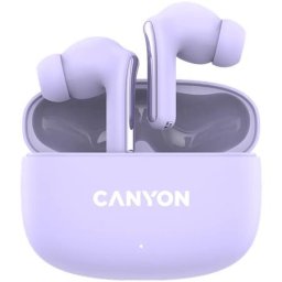 CANYON Fülhallgató, TWS vezeték nélküli, Bluetooth 5.4, CANYON "OnGo 9", levendula