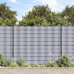 vidaXL világosszürke PVC betekintést gátló szalag 70x0,19 m
