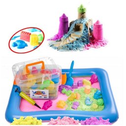 Varázslatos homok 2kg, káddal és formákkal