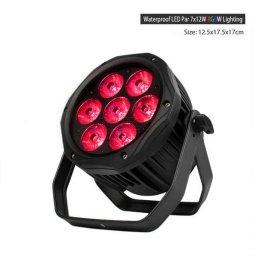 SHEHDS Waterproof LED Par Light 7x18 RGBWA+UV