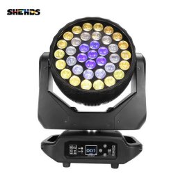SHEHDS 37x15W RGBW Mini LED Wash Moving Head Light With Zoom Effect