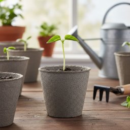 Palántanevelő cserép - ?8 cm - kerek, papír - 10 db / csomag