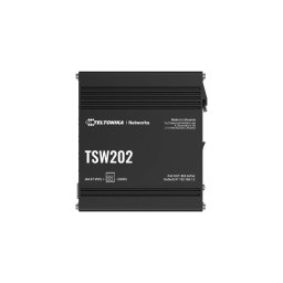 Teltonika TSW202 industrial PoE switch, 10 port