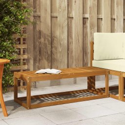 vidaXL Kültéri Szék Pad Természetes 115 x 43 x 37 cm Tömör Akácfa