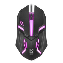 Defender Cyber MB-560L vezetékes egér, fekete, 1200DPI
